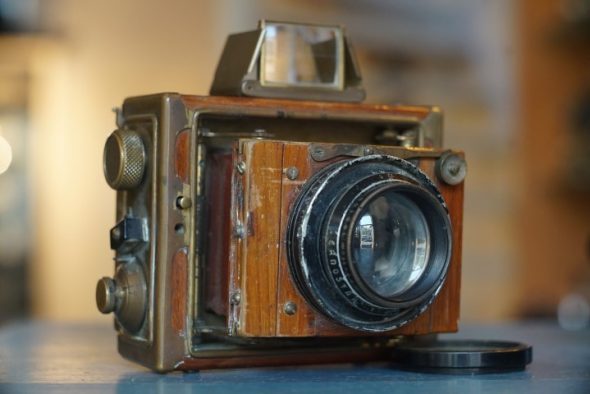 Ernemann Tropen Klapp camera with Ernostar 2,7 / 11cm lens