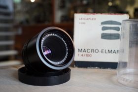 Leica Leitz Macro-Elmar 1:4 / 100. Bellows lens. Boxed