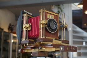 W. stacey 6×9 Mahogany and Brass technical camera