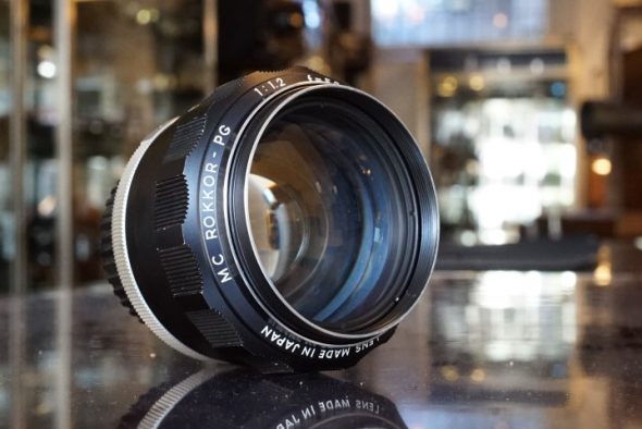 Minolta MC Rokkor-PG 1.2 / 58mm lens