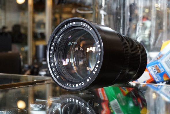 Leica Leitz Summicron-M 90mm F/2 lens, boxed