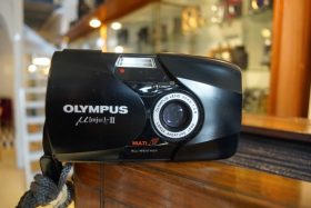 Olympus MJU-II compact with 2.8/35mm lens