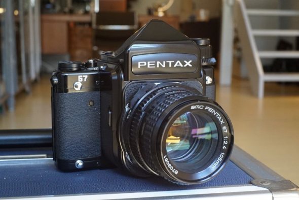 Pentax 67 + Takumar 105mm F/2.4 lens – Rental