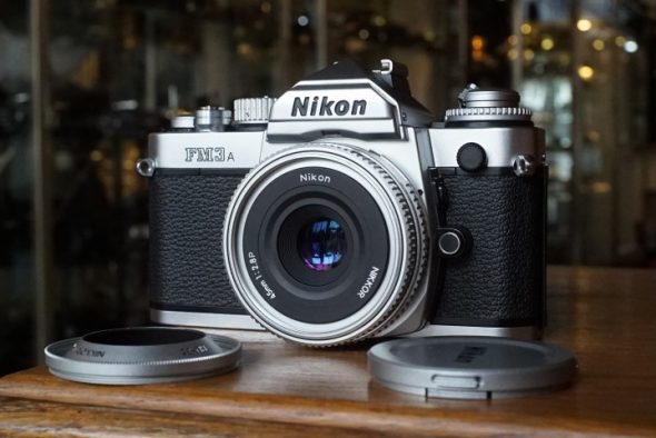 Nikon FM3a + Nikkor 45mm 1:2.8P lens