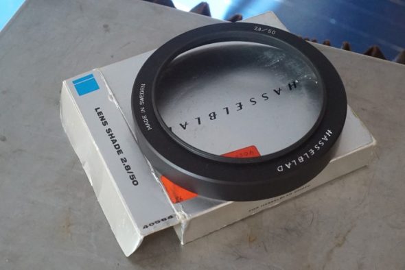 Hasselblad Lenshood for 50mm F/2.8 F lens, boxed