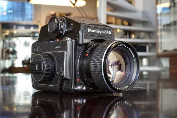 Mamiya M645+ 80mm F/2.8 + WLF & Prism finder – Rental