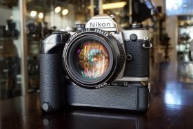 Nikon FM2/T + Nikkor 1:1.2 / 50mm AIS + MD-12