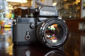 Nikon F2AS + fast 1:1.2 / 50mm Nikkor lens