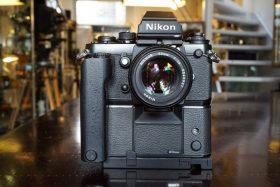 Nikon F3 HP + MD4 + Nikkor 1.4/50mm AIS