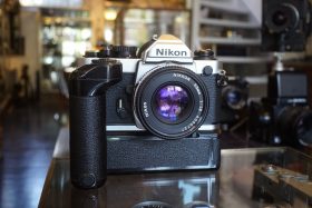 Nikon FM2n + MD12 + Nikkor 50mm f/1.8 AIS