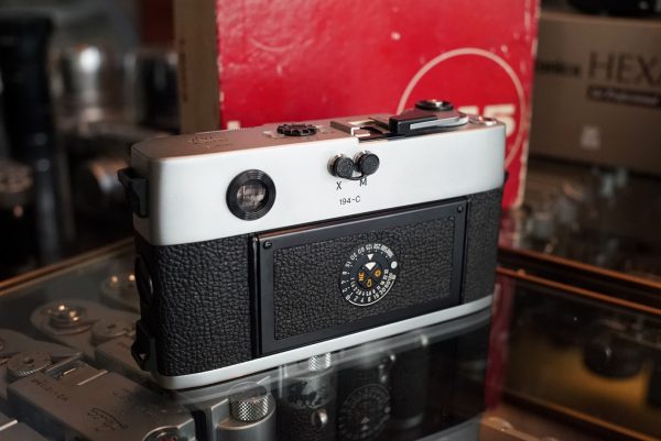 Leica M5 body Chrome 50 years. Boxed