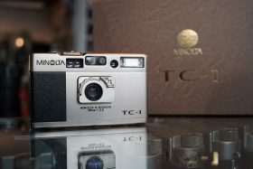 Minolta TC-1 w/ G-Rokkor 28mm f/3.5 Boxed
