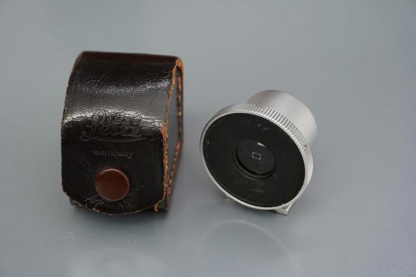 Leica Leitz SHOOC finder for 135mm lenses, in leather case