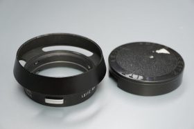 Leica Leitz lens hood 12585H, For Summicron 35 + 50, with cap