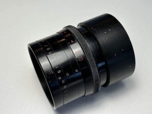 Kinoptik Paris Apochromat 75mm F/2 lenshead with M42 mount