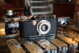 Leica II black paint + Elmar 5cm f/3.5 nickel