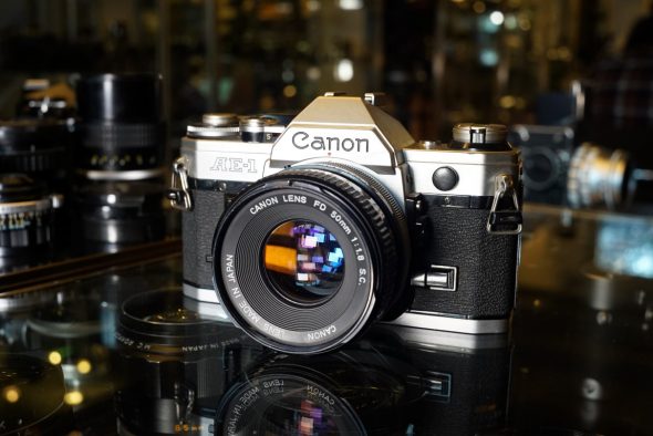 Canon AE-1 Program + Canon FD 50mm F/1.4 – Rental