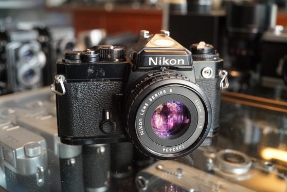 Nikon FE Black + E 50mm f/1.8 AIS