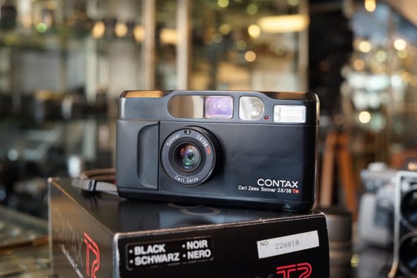 Contax T2 Black, Boxed
