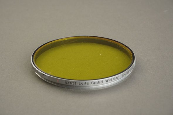 Leica Leitz Yellow Contrast filter 58mm screw in size