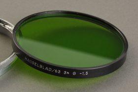 Hasselblad 63 filter, Green + retaining ring