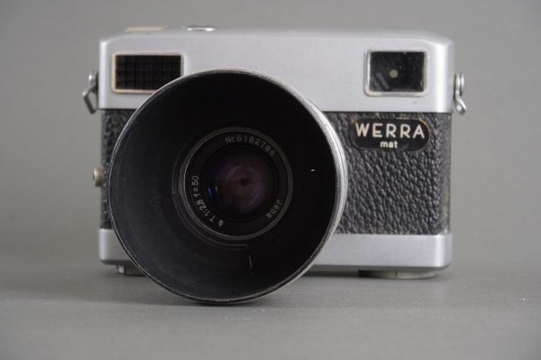 Werra Mat camera with Jena T (Carl Zeiss Jena Tessar) 50mm f/2.8 lens