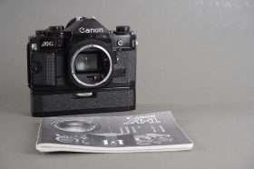 Canon A-1 camera with Power Winder A