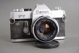 Canon FT QL camera + Canon lens FL 50mm 1:1.8