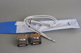 Olympus double cable release, in pouch