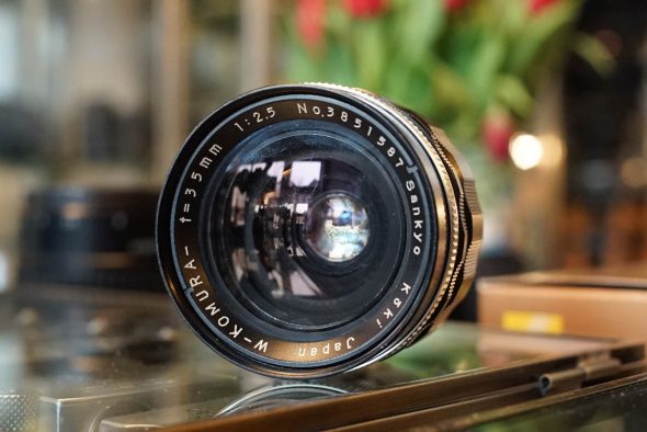 Sankyo Koki W-Komura 35mm 1:2.5 M42 mount lens