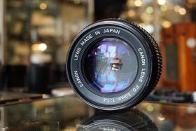 Canon lens FD 1:1.4 / 50mm