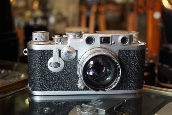 Leica IIIf + Leitz Summitar 1:2 / 50 lens