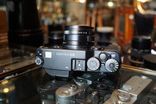 Contax G2 black + Zeiss Planar 45mm F/2 T* lens, recent service