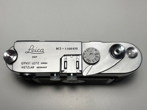 Leica M3 body, one of the last produced