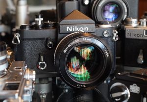 Nikon F2 Titan body + Noct-Nikkor 1.2 / 58mm lens