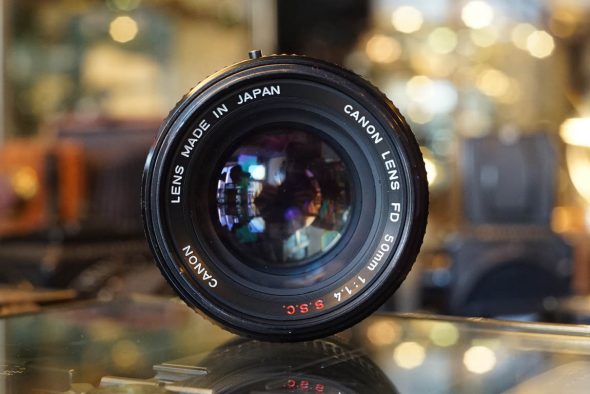 Canon lens FD 50mm 1:1.4 SSC lens