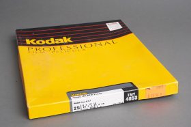 sealed box of 8×10 inches Kodak Tmax 400 / TMY 4053 film, 25 sheets, expired 10/1997