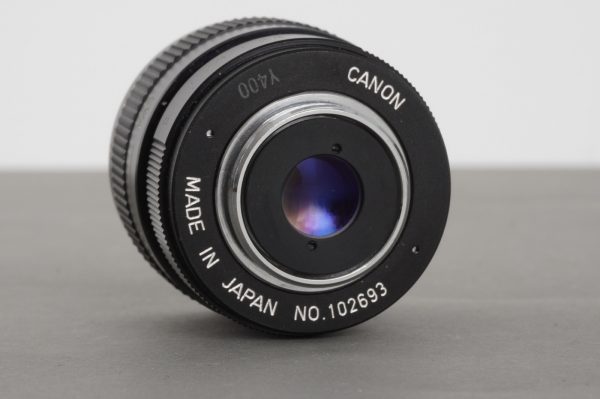Canon TV lens 16mm 1:1.4 (C-mount)
