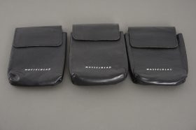 3x Hasselblad pouch, probably for Hasselblad flightcase, approx. 12x14cm