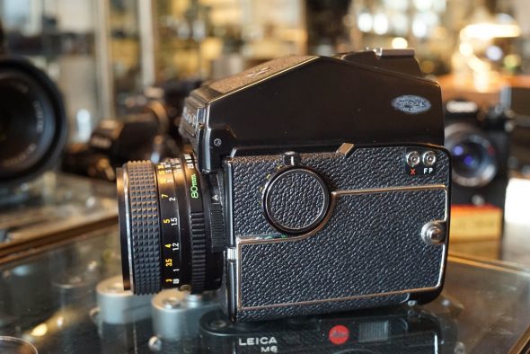 Mamiya M645 kit + 2.8 / 80mm Sekor lens + metered prism finder