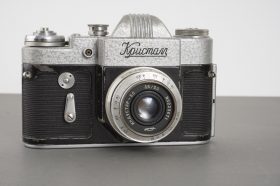 Kristal SLR camera with Industar-50 3.5/50 lens in M39 SLR mount, rare
