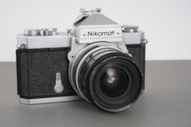 Nikon Nikomat FTn camera body with wide angle Nikkor lens, f/2.8