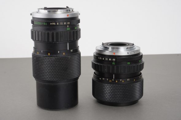 2x Olympus OM Zoom lens: 35-70/4 and 75-150/4