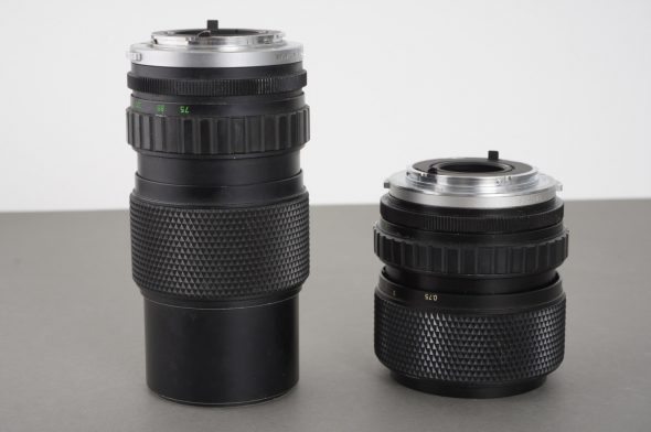 2x Olympus OM Zoom lens: 35-70/4 and 75-150/4