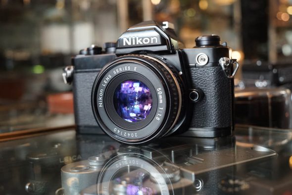 Nikon FM black + E 50mm f/1.8 AIS