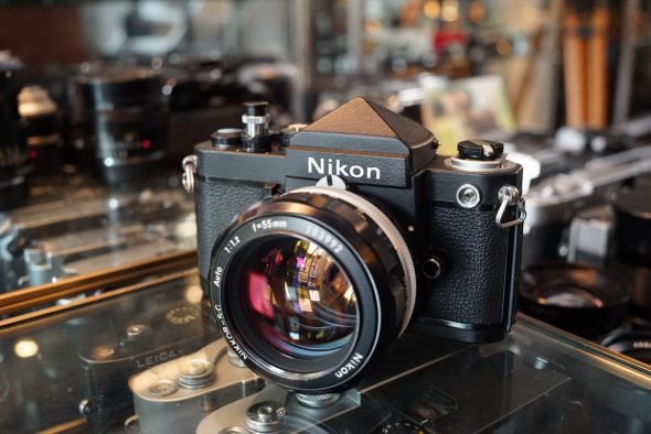 Nikon F2 Titanium w/ Nikkor 55mm f/1.2 S-C