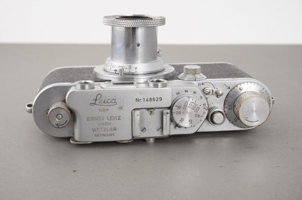 Leica III with Elmar 5cm 1:3.5 lens