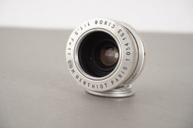 SOM BERTHIOT Cinor 17mm 1:1.5 C-mount lens