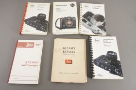 lot of 6x various Leica catalogues