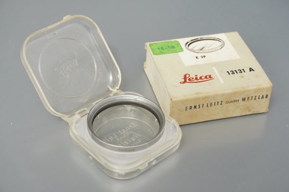 Leica Leitz 39mm UVa filter, 13131 A (boxed)